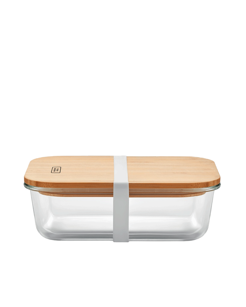 Glass Bamboo Lunchbox 