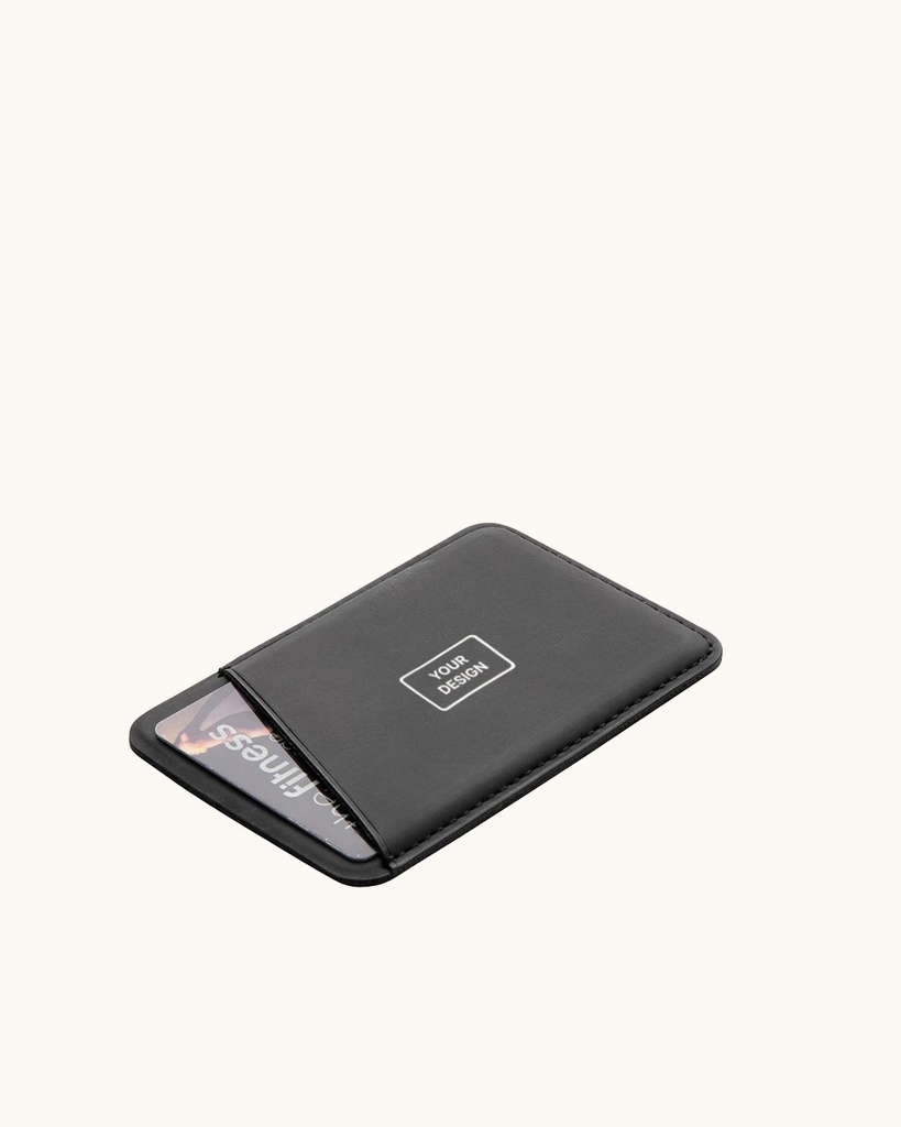 PU Magnetic Phone Card Holder