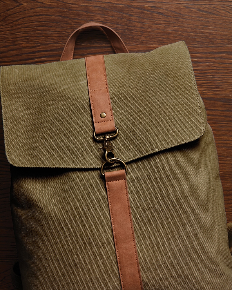 Recycled Canvas Backpack