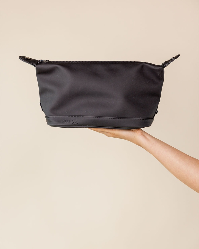 Vegan Leather Toiletry Bag