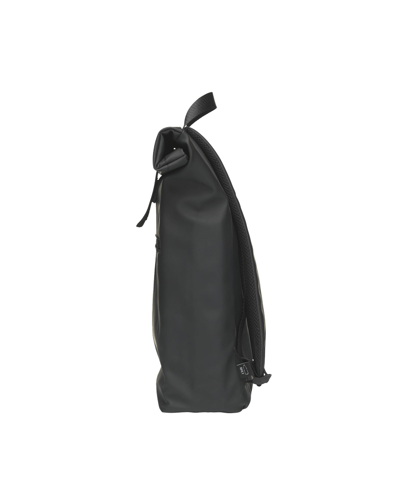 Vegan Leather Rolltop Backpack