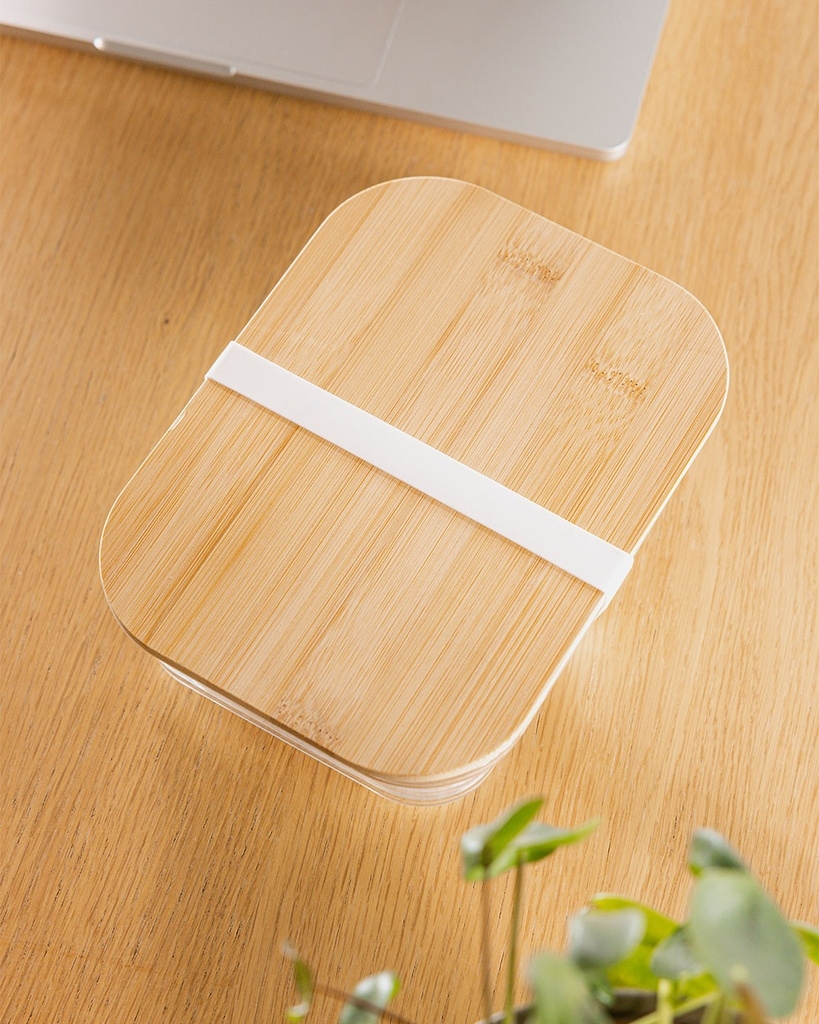 Glass Bamboo Lunchbox 