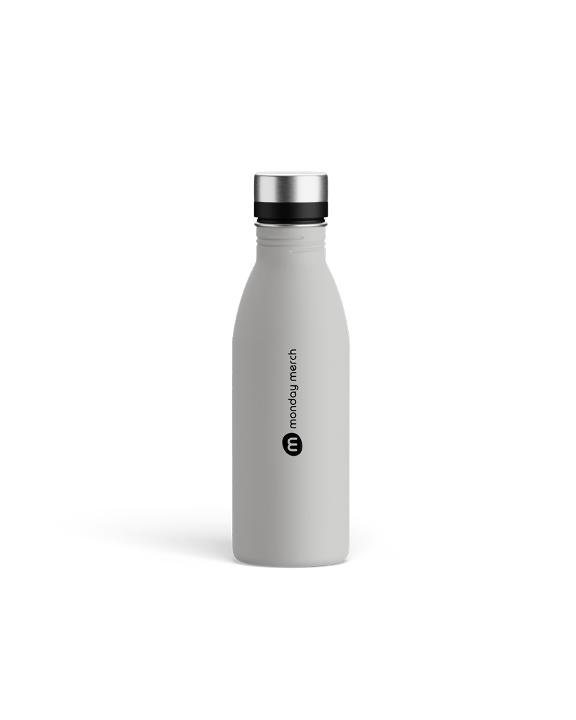 Silver Cap Bottle