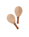 Wooden Beach Tennis Game