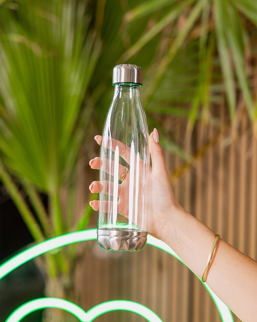 Clear Sleek Bottle · 500 ml