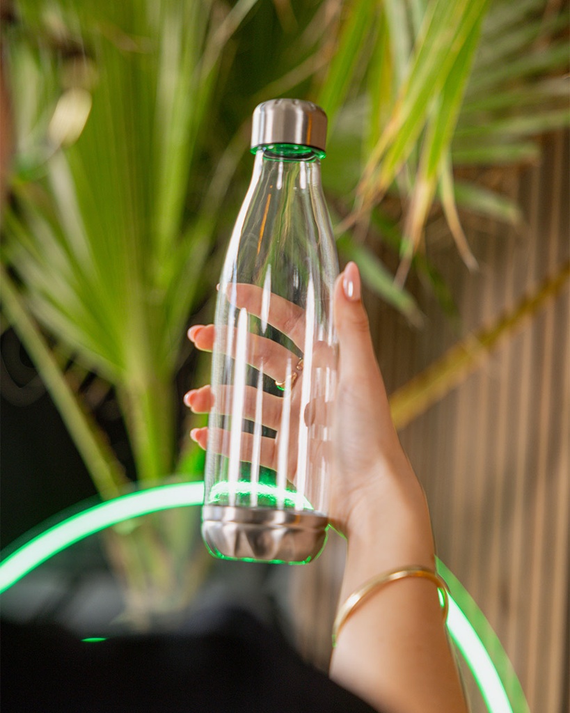 Clear Sleek Bottle · 500 ml