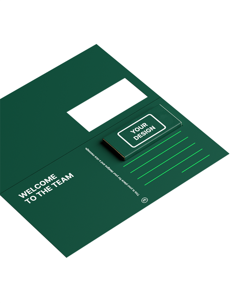 Postcard with Chocolate