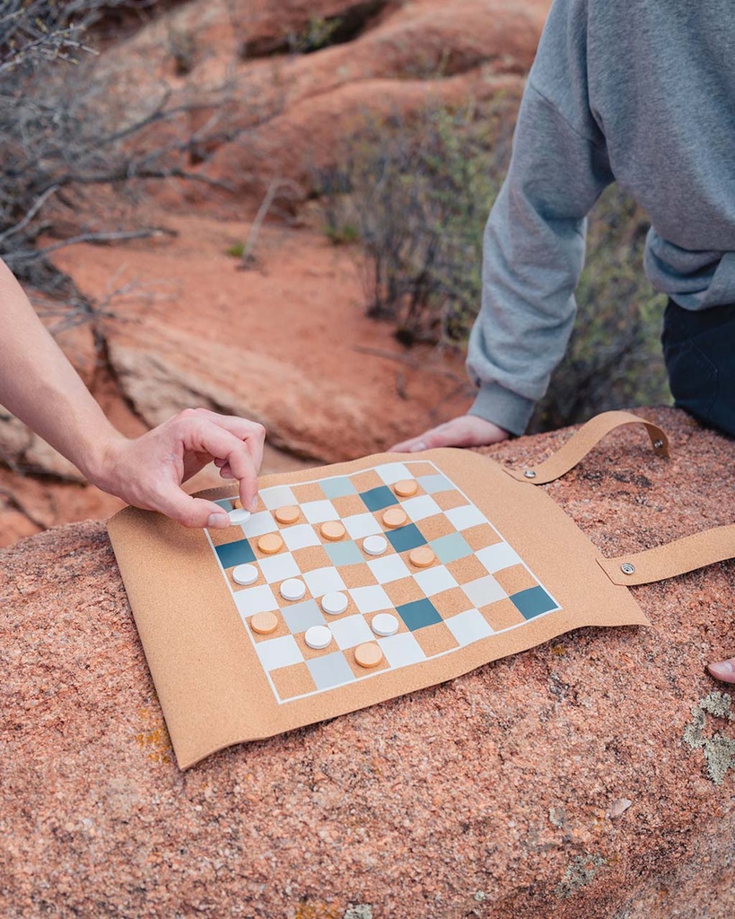 Backgammon and Checkers Foldable Game