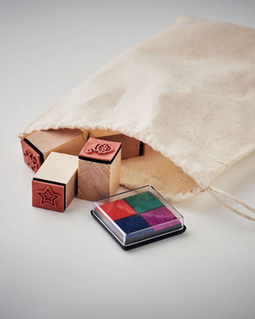 Wooden Christmas Stamps