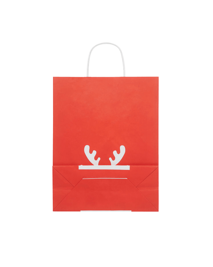 Large Reindeer Paper Bag