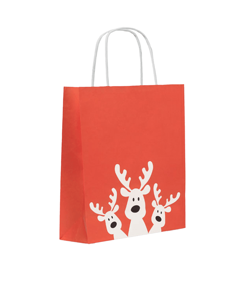 Large Reindeer Paper Bag