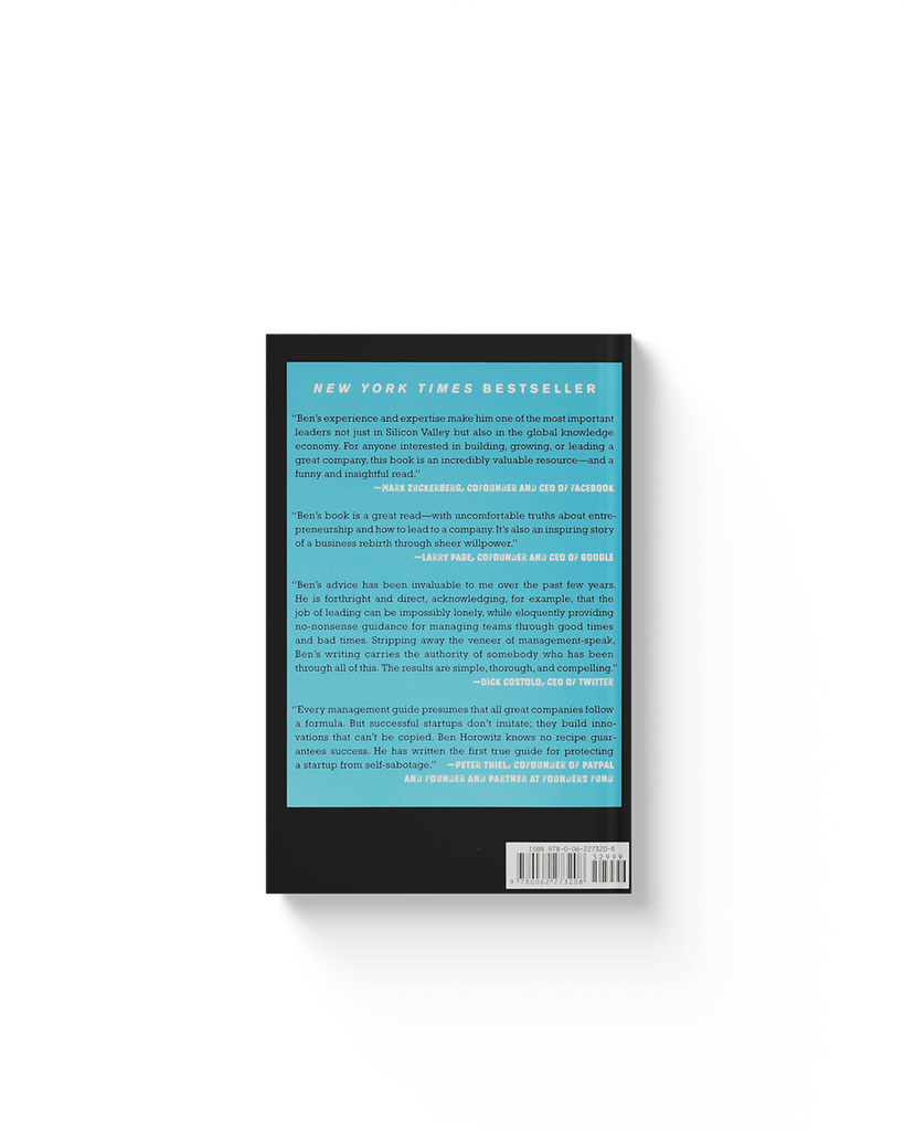 The Hard Thing About Hard Things