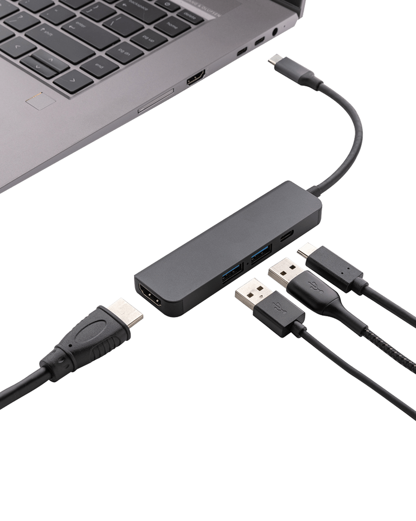 Aluminum hub with HDMI input