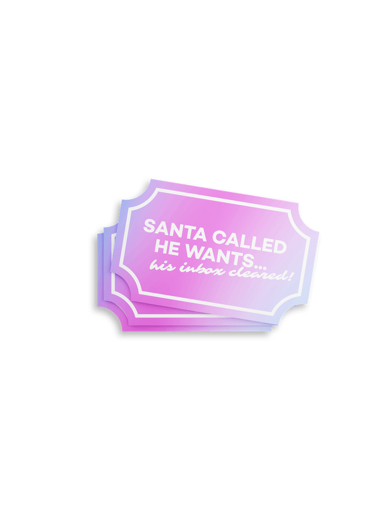 Holographic Stickers - Christmas