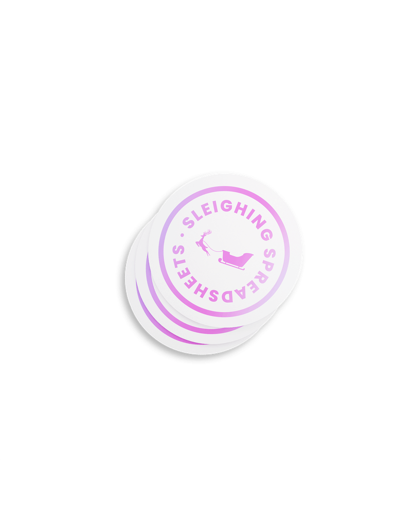 Holographic Stickers - Christmas