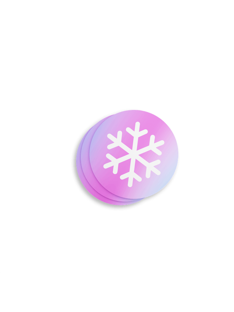 Holographic Stickers - Christmas