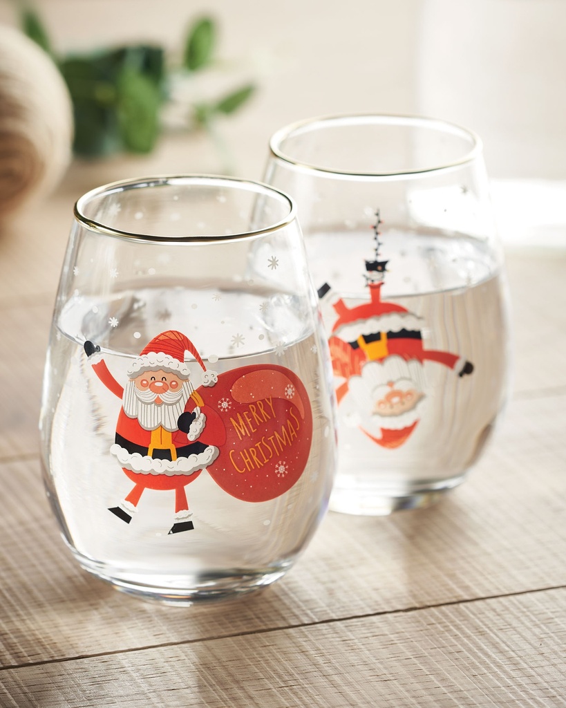 Christmas Glasses Set