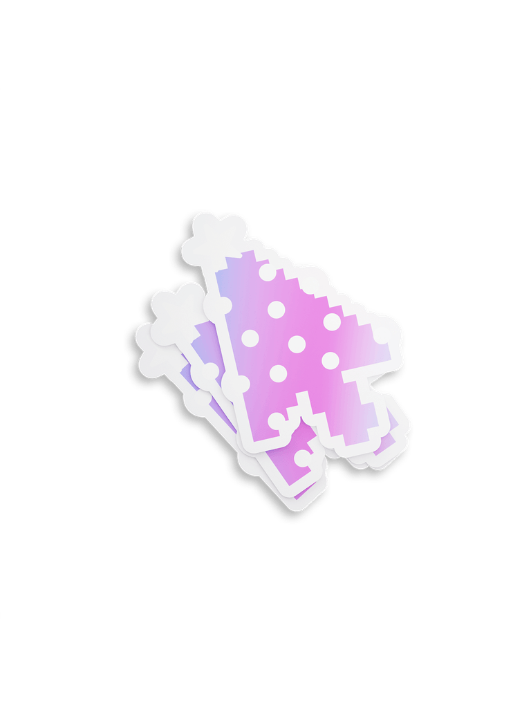 Holographic Stickers - Christmas