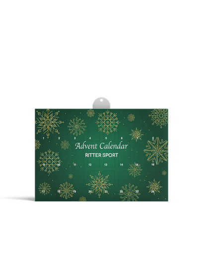 Premium Gift Advent Calendar with Ritter Sport Choco Cubes