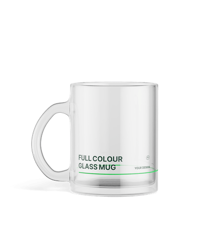 Tazza in vetro a colori