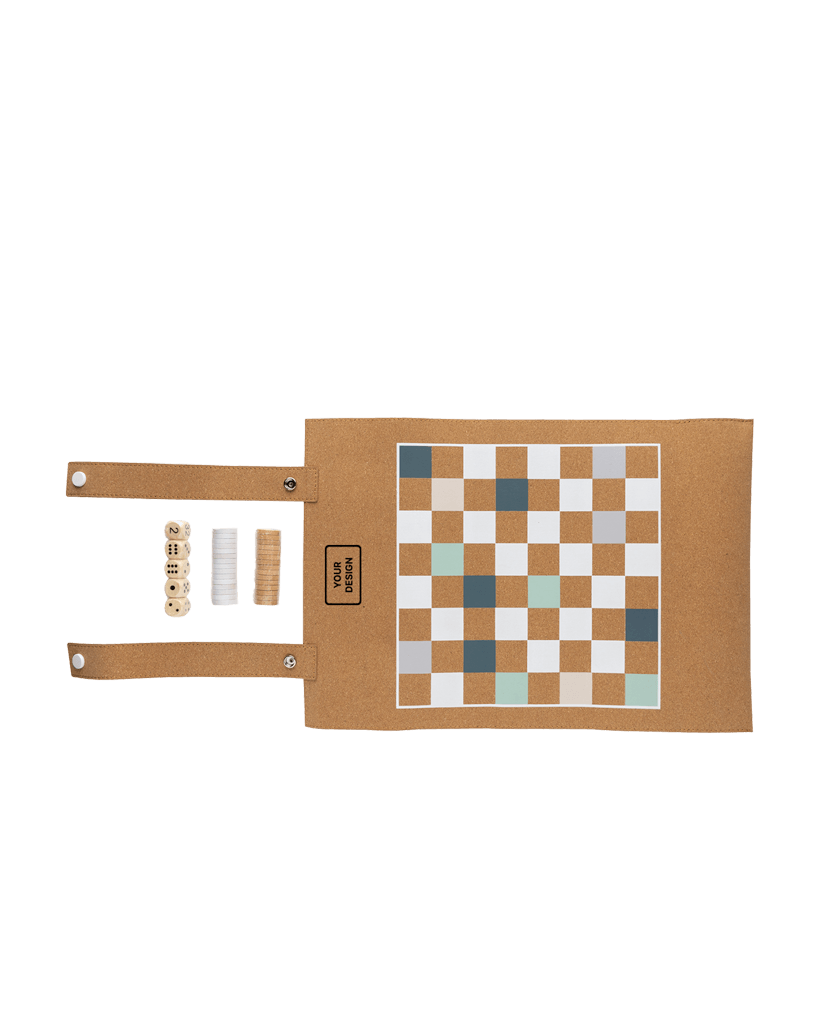 Backgammon and Checkers Foldable Game