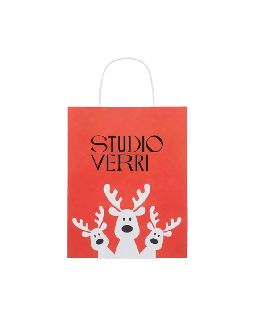 Petit sac en papier renne