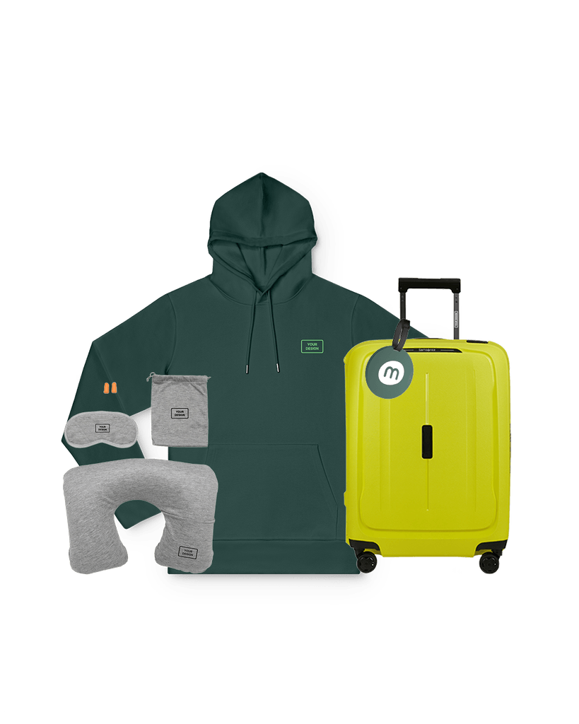 Vakantie-incheckkaart cadeauverpakking