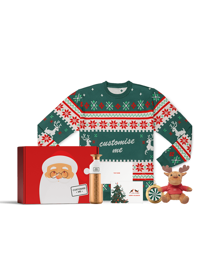 Kerstcadeaupakket met essentiële producten voor de feestdagen