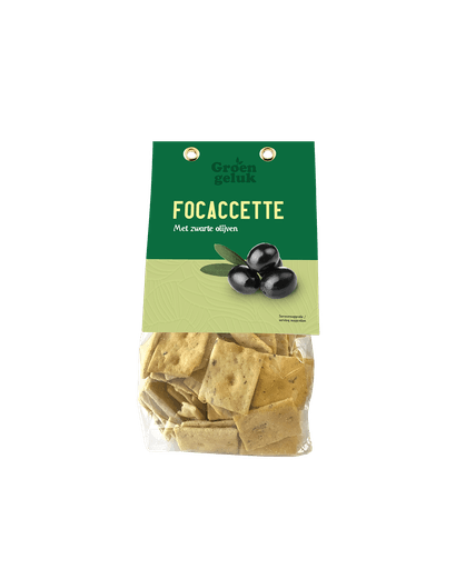 Focaccia aux olives noires