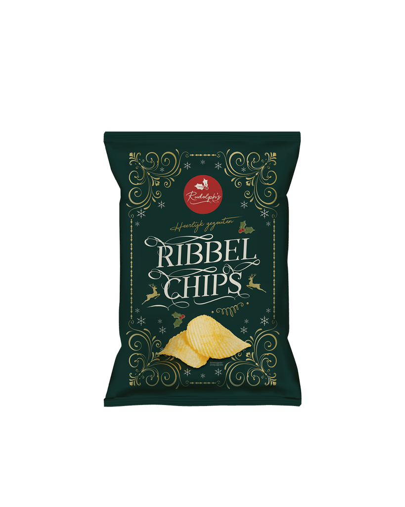 Geribbelde chips