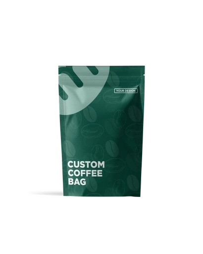 Vollfarbige Kaffeetüte