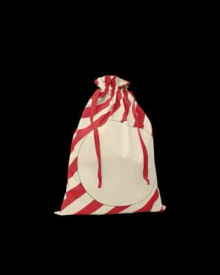 Santa Draw Cord Bag