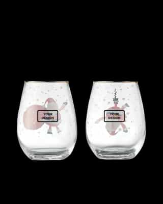 Christmas Glasses Set
