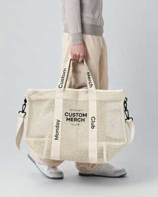 Mesh Shopper Tote