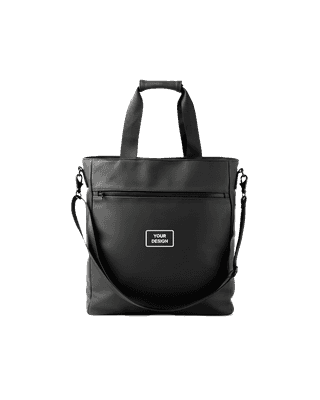 Vegan Leather Office Tote Bag