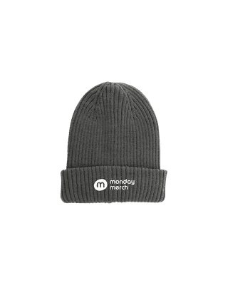Double Knitted Rib Beanie