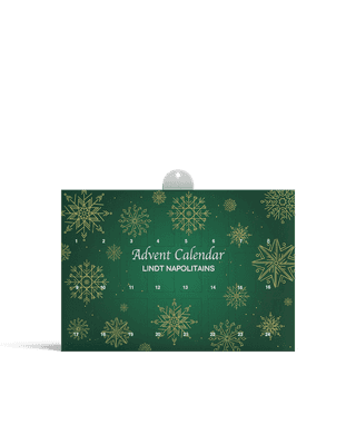 Premium Geschenk-Adventskalender mit Lindt Napolitains