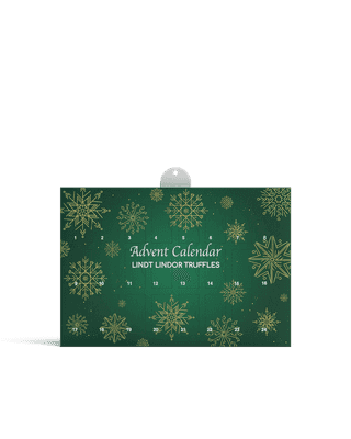 Premium Geschenk-Adventskalender mit Lindt Lindor Trüffeln