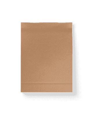 Gewone kraft envelopzak