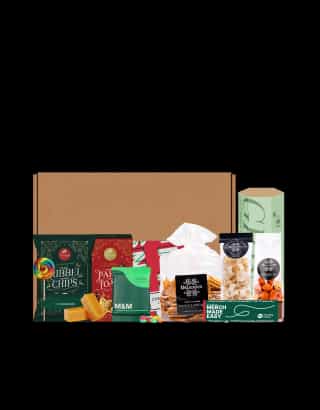 Geschenkpaket mit saisonalen Favoriten