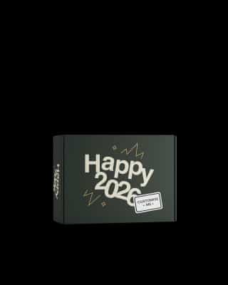 Caja a todo color por una sola cara - Año Nuevo