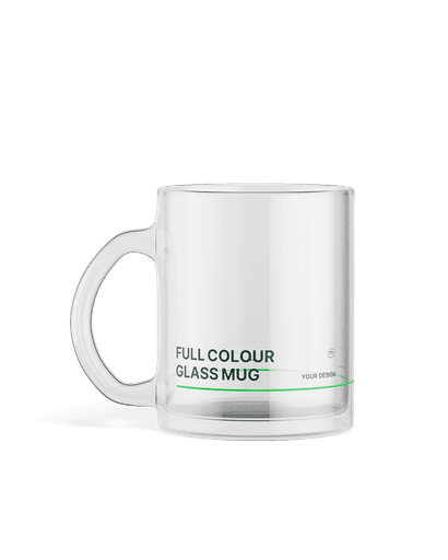 Tazza in vetro a colori