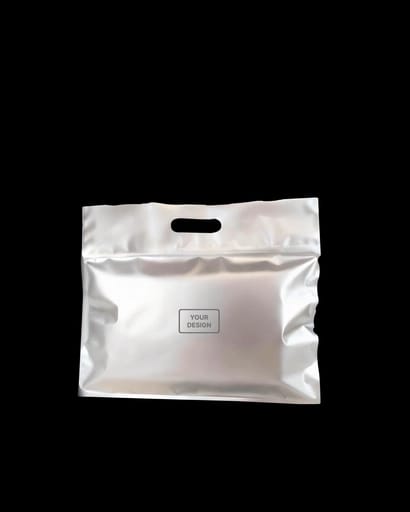 Metalen tas met ritssluiting