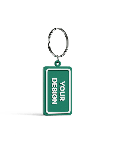 Zachte rubberen sleutelhanger