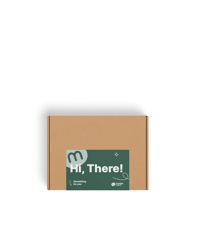 Pegatina para caja lisa