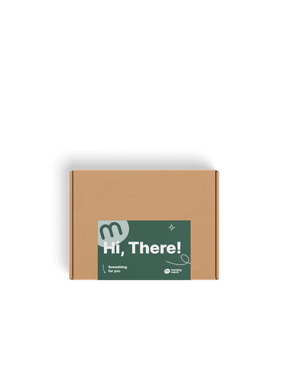 Sticker voor effen doos